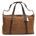 コーチ/COACH/70388 Harrison Large Ziptop Satchel ハリソン ラージ ジップ トップ サッチェル ボストンバッグ 【中古...