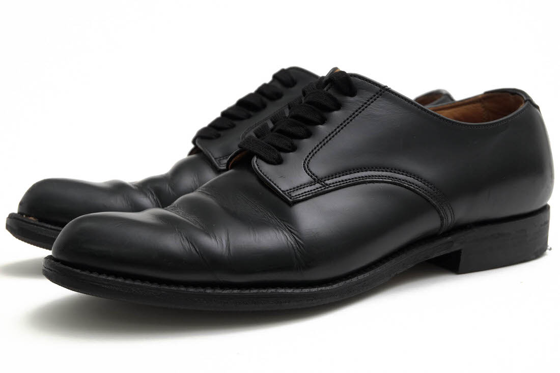 Rakuten - ハイク/HYKE/19041-0150 POINTED TOE OXFORD BLACK COWHIDE ビジネスシューズ 【中古】