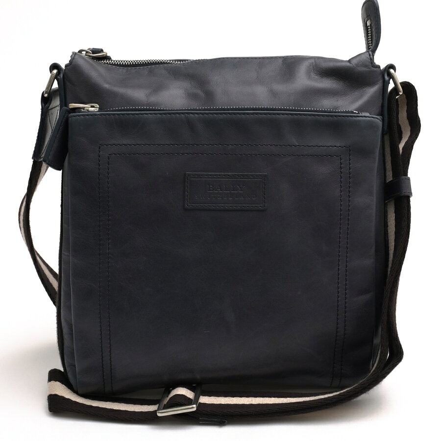 BALLY バリー トレスポ パンチングレザー メッセンジャーバッグ ブラウン系 BALLY バリー トレスポ パンチングレザー メッセンジャーバッグ