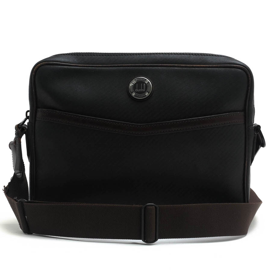 DUNHILL - ダンヒル/Dunhill/L3V569A CHASSIS CITY MESSENGER シャーシ シティメッセンジャー ショルダーバッグ 【中古】