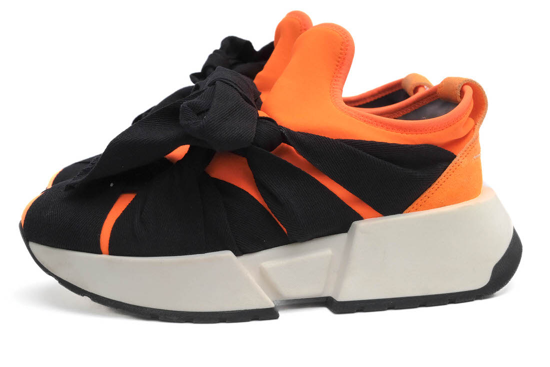Rakuten - マルタンマルジェラ マルジェラ/Maison Martin Margiela/S59WS0033 S48615 Grosgrain Wrap Sneakers ローカットスニーカー 【中古】