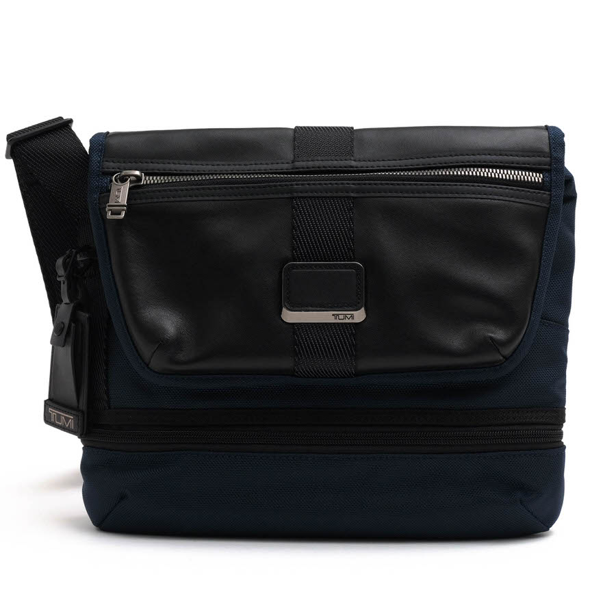 TUMI ネイビー ナイロン ビジネスバッグ ショルダーストラップ付き TUMI（トゥミ） トートバッグ バリスティックナイロン 2WAY ショルダー