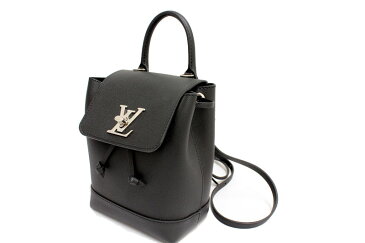 浜町店【LOUIS VUITTON/ルイ・ヴィトン】My Lock me / マイロックミー　バックパック　ミニブラック　シルバー　M54573　黒　LV　リュック【中古・美品】【送料無料】楽天