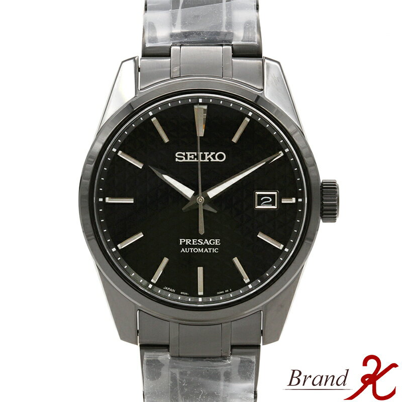 浜町店【SEIKO/セイコー】プレザージュ　プレステージライン　PRESAGESARX091　6R35-00V0　コアショップ専用モデル自動巻き　AT　デイトブラック　黒文字盤　裏スケ箱　ケース　取説　保証書　腕時計【新古品・未使用】【送料無料】楽天