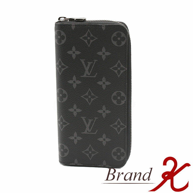 浜町店【LOUIS VUITTON/ルイ・ヴィトン】モノグラム　エクリプス　ジッピーウォレット　ヴェルティカルM62295　ブラック　ラウンドファスナー長財布LV メンズ　ルイヴィトン【新古品・未使用】【送料無料】楽天