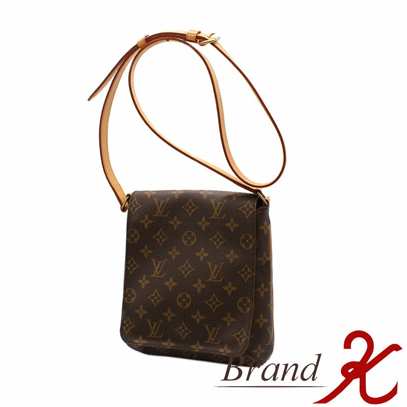 浜町店【LOUIS VUITTON/ルイ・ヴィトン】モノグラム　ミュゼットサルサ　ロングM51387　クロスボディ　ショルダーバッグ　　レディース　ブラウン　LV【中古品】【送料無料】楽天