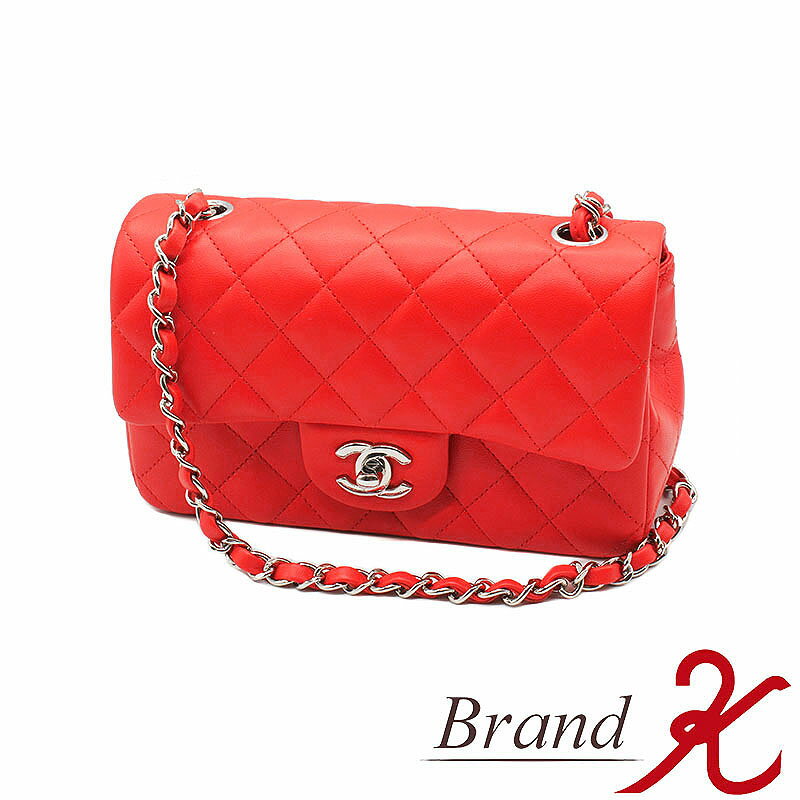 限定プライス♪浜町店【CHANEL/シャネル】マトラッセ 　チェーンショルダーバッグA69900　コーラル　レッド　シルバー金具　ショルダーバッグ　クロスボディ　レディース【中古品・美品】【送料無料】楽天