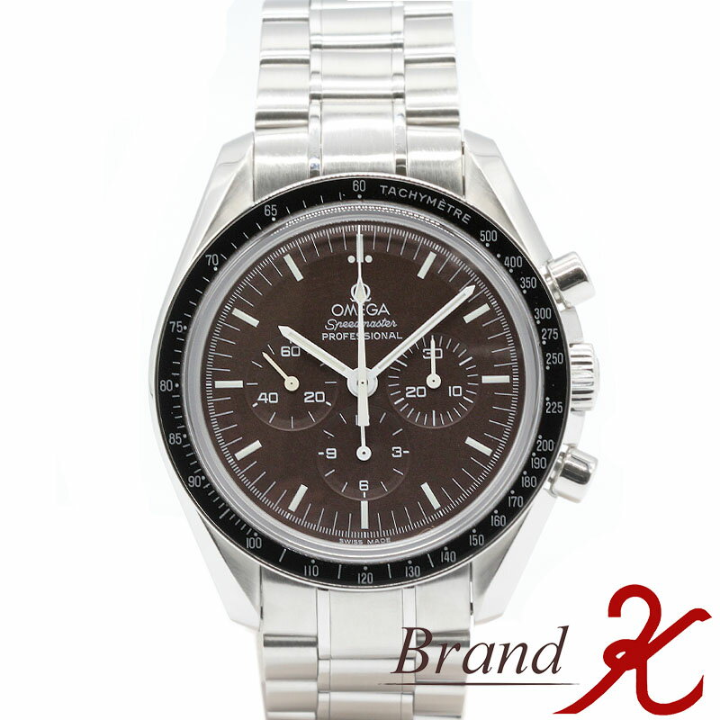 浜町店【OMEGA/オメガ】スピードマスター　プロフェッショナル　ムーンウォッチ　42MM311.30.42.30.13.001 ブラウンダイアル　クロノグラフ　ブラウン文字盤SS　手巻　腕時計 　磨き仕上済み【中古・美品】【送料無料】楽天