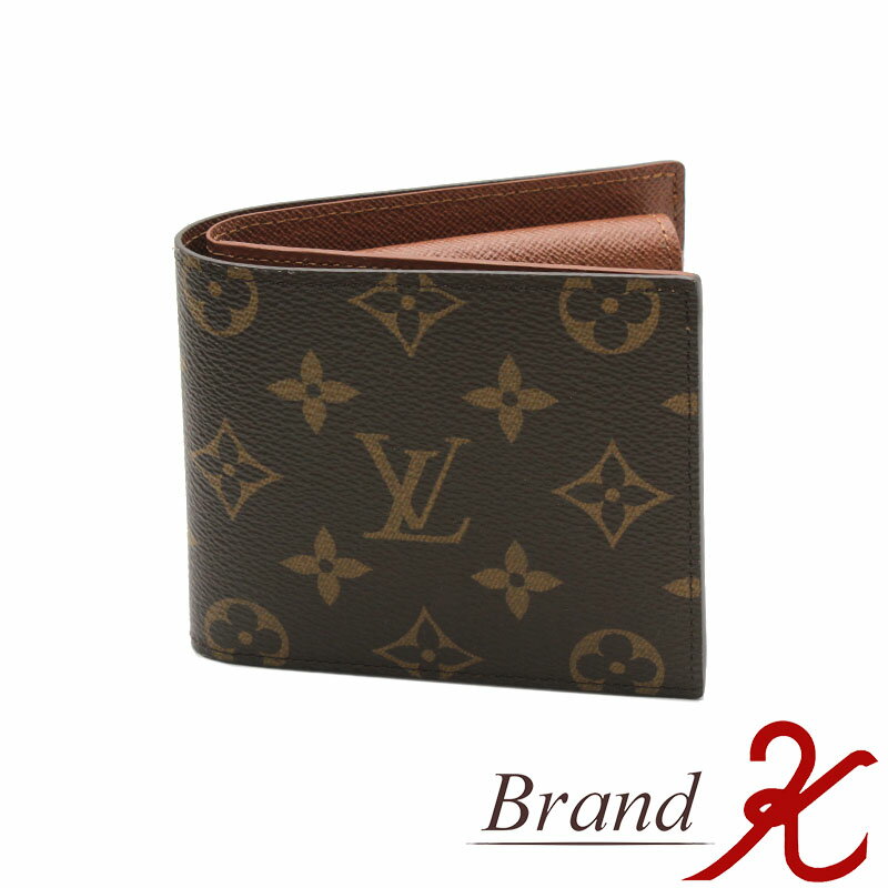 浜町店【LOUIS VUITTON/ルイ・ヴィトン】モノグラム 　ポルトフォイユ　マルコ NMM62288　二つ折財布　 財布　ブラウンLV メンズ　ルイヴィトン【新古品・未使用品】【送料無料】楽天