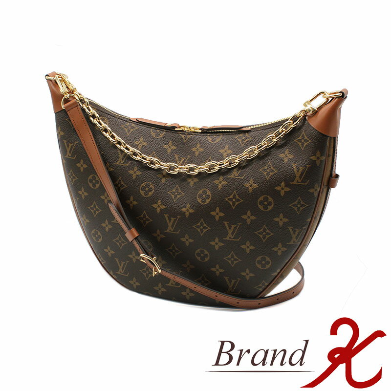 浜町店【LOUIS VUITTON/ルイヴィトン】モノグラム　ループ ホーボーM46311　2WAY　ショルダーバッグ　チェーンショルダー　モノグラムリバース　LV 【中古品・ほぼ新品】【送料無料】楽天