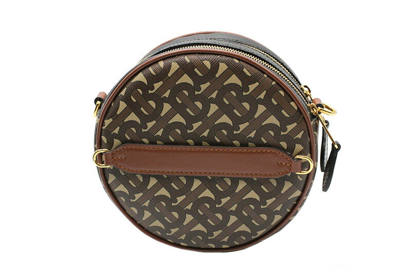 BURBERRY バーバリー TBモノグラム ラウンド 型 ショルダーバッグ80265891 キャンバス×レザー ブラウン 丸型 brandk-10005110 Brand K サンプル画像2