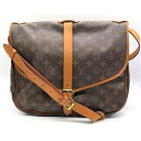 【本物保証】LOUIS VUITTON ルイ・ヴィトン 『ソミュール35』 モノグラム M42254 ショルダーバッグ 人気 ユニセックス 送料無料 【中古品】