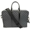 【本物保証】LOUIS VUITTON ルイ・ヴィトン ポルトドキュマン・ヴォワヤージュGM ダミエグラフィット N41123 ビジネスバッグ 人気 メンズ 送料無料 【中古品】