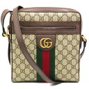 【本物保証】GUCCI グッチ オフディア GGスモール メッセンジャーバッグ 547926 ベージュ ブラウン 送料無料 【中古品】