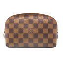 【本物保証】LOUIS VUITTON ルイ・ヴィトン ポシェット・コスメティック 化粧ポーチ ダミエ N47516 レディース 送料無料 【中古品】