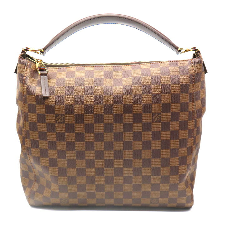 【本物保証】LOUIS VUITTON ルイ・ヴィトン ポートベローPM N41184 ダミエ エベヌ ワンショルダーバッグ レディース 送料無料 【中古品】