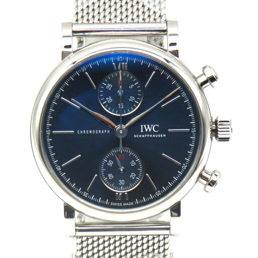 【本物保証】IWC ポートフィノ クロノグラフ 39 ローレウス スポーツ フォー グッド 世界限定1000本 IW391408 ミラネーゼメッシュブレスレット 自動巻き 文字盤 ブルー 腕時計 メンズ 送料無料 1年保証 【中古品】 【本物保証】IWC ポートフィノ クロノグラフ 39 ローレウス スポーツ フォー グッド 世界限定1000本 IW391408 ミラネーゼメッシュブレスレット 自動巻き 文字盤 ブルー 腕時計 メンズ 送料無料 1年保証 【中古品】
