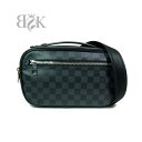 美品 ヴィトン ダミエ グラフィット アンブレール N41289 ボディバッグ ショルダーバッグ ブラック 付属品 LOUIS VUITTON ◆ 【中古】