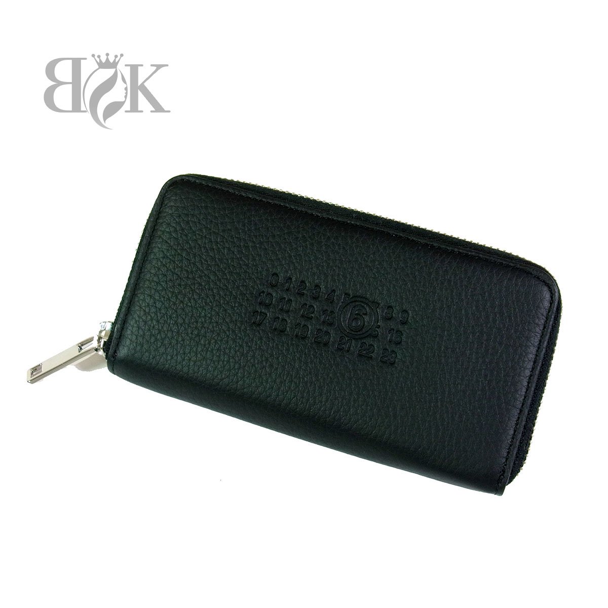 未使用品 エムエムシックス メゾンマルジェラ コインケース SA5UI0018 P4344 コンパクトウォレット レザ ブラック 付属品 MARGIELA ◆ 【中古】