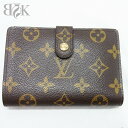 ルイヴィトン ヴィエノワ M61674 モノグラム 二つ折り財布 ブラウン レディース LOUIS VUITTON +【中古】(4)