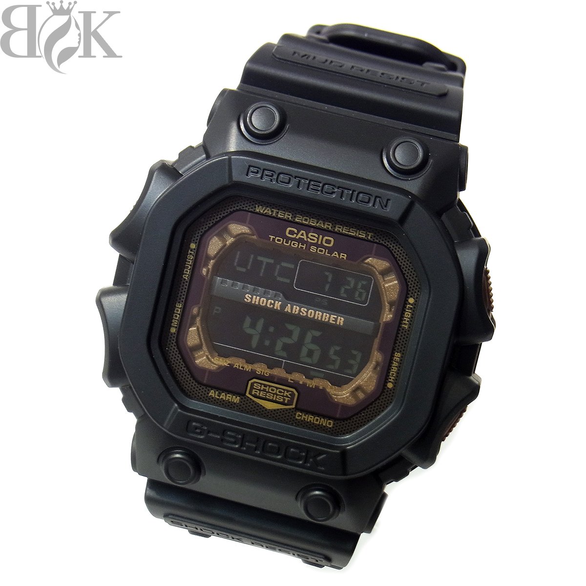推定未使用品 カシオ G-SHOCK GX-56RC-1JF メンズ 腕時計 デジタル ソーラー ブラック ブラウン系 動作品 CASIO 〓 【中古】