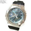 未使用品 カシオ G-SHOCK 2100シリーズ GBM-2100A-1A2JF メンズ 腕時計 デジアナ タフソーラー シルバー アイスブルー 動作品 CASIO 〓 【中古】(2)