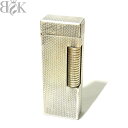 ダンヒル ローラー式 ガスライター シルバーカラー 着火未確認 dunhill 2 〓 【中古】