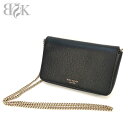 ケイトスペード レザー 2WAY ショルダーバッグ チェーン ウォレット レディース ブラック系 鞄 財布 Kate spade 中古 ★【中古】