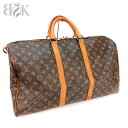 ルイヴィトン M41426 MB0970 モノグラム キーポル50 ボストンバッグ ブラウン系 旅行 大容量 鞄 LOUIS VUITTON 中古 ★【中古】(4)