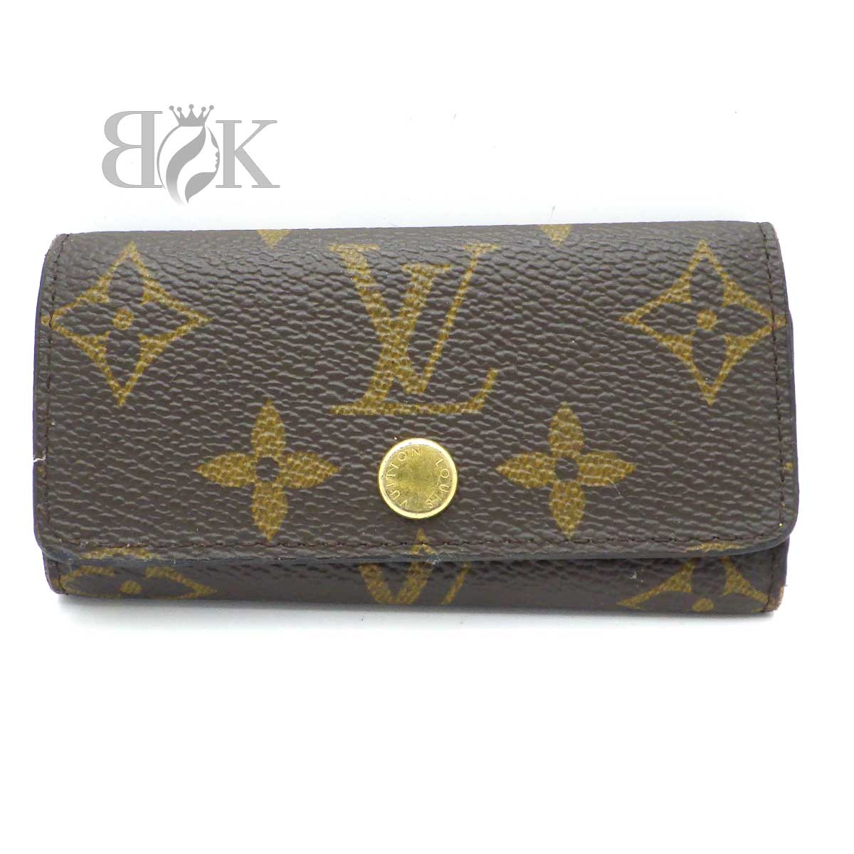 ヴィトン モノグラム M61938 ミュルティクレ4 RFID キーケース●【中古】