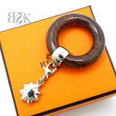 エルメス スカーフリング ウッド 箱付き ●【中古】