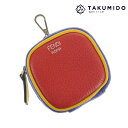 フェンディ ポーチ Air Pods ケース 中古 レッド ブルー イエロー レザー FENDI 【中古】 | エアポッツ 小物入れ イヤフォン イヤホン ケー...