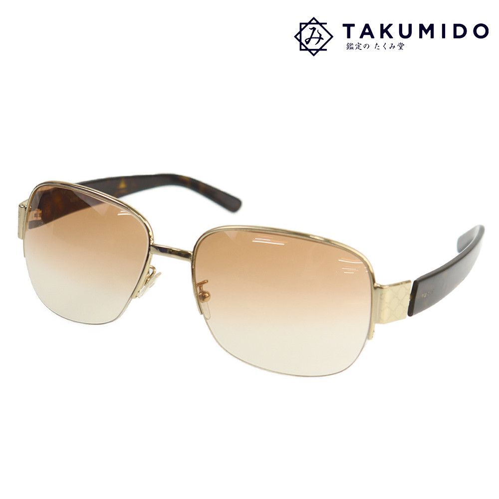 グッチ サングラス GG2719 中古 ブラウン系 グラデーション ゴールド GUCCI 【中古】 | アイウェア アクセサリー メンズ ファッション ブランド小物 ランクAB