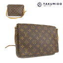 ルイヴィトン ショルダーバッグ ミュゼットタンゴ M51257 中古 モノグラムライン ブラウン LOUIS VUITTON 【中古】 | レディース 肩掛け ...