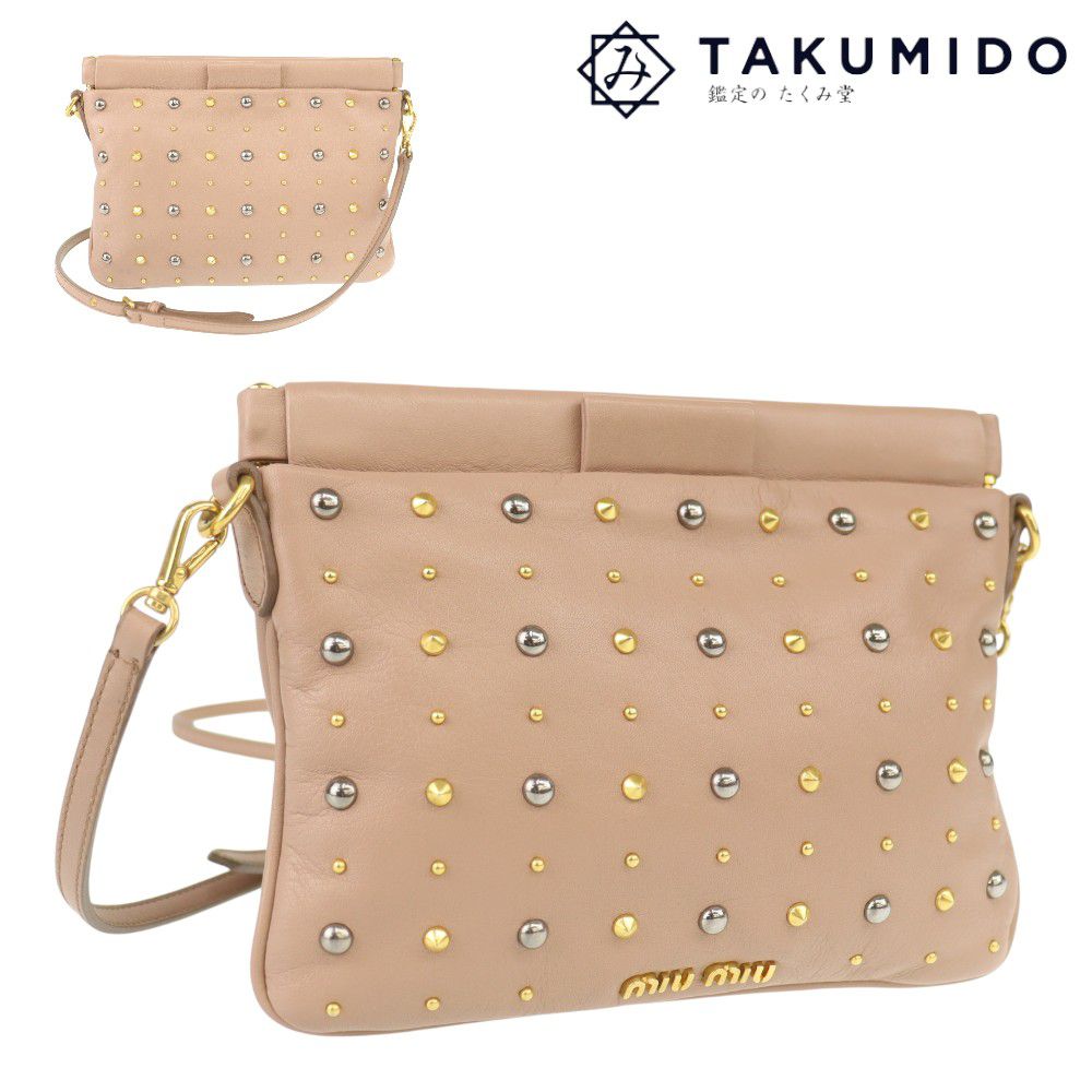 楽天市場】スタッズ（ブランドミュウミュウ）（レディースバッグ