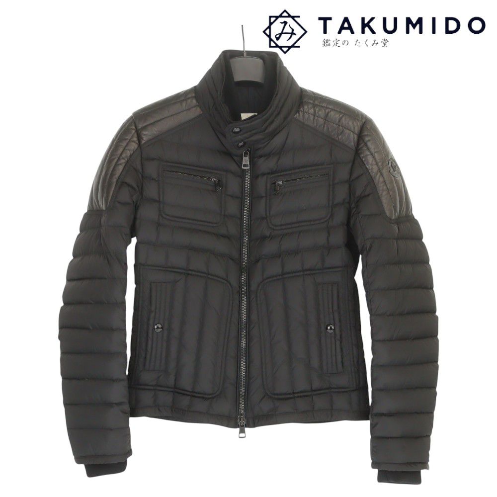 MONCLER シングルライダースジャケット ブラック コメ兵｜モンクレール ジーニアス MONCLER GENIUS FRAGMENT DWAYNE