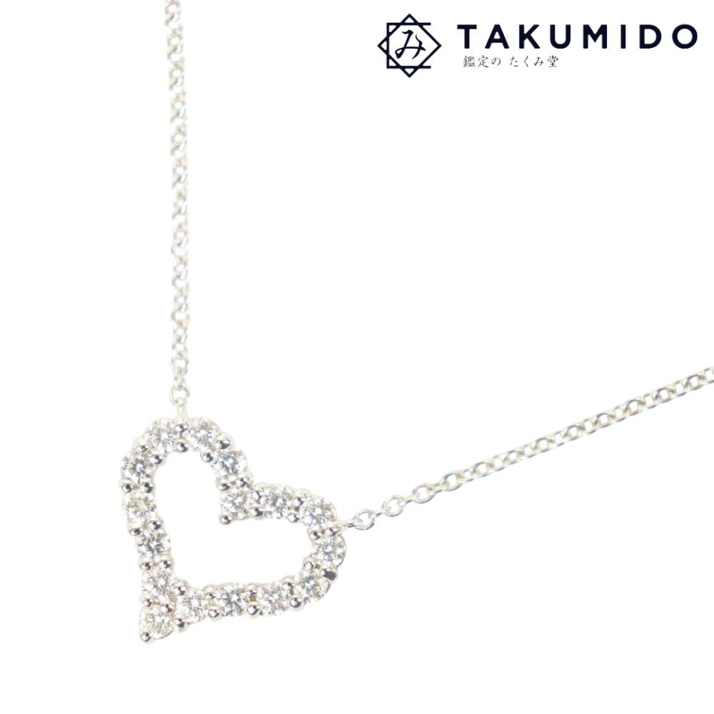 Rakuten - ティファニー ネックレス センチメンタル ハート 中古 プラチナ Pt950 ダイヤモンド TIFFANY&Co. 【中古】| ジュエリー ダイアモンド アクセサリー レディース ペンダント ブランド ファッション小物 Aランク