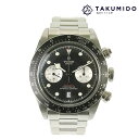 チューダー TUDOR メンズ腕時計 ブラックベイ クロノ 79360N 未使用 自動巻き ブラック文字盤 【中古】 ウォッチ 黒 機械式 ステンレススチール シルバー ファッション ブランド小物 チュードル 美品