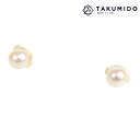 ミキモト パールピアス 5.4mm 中古 ゴールド K18 総重量1.2g MIKIMOTO 【中古】 真珠 アクセサリー スタッド シンプル ジュエリー レディース ファッション Aランク