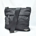 PRADA プラダ TESSUTO ショルダーバッグ 斜め掛け ナイロン レザー NERO ブラック 黒 三角ロゴプレート BT0741メンズ レディース【中古...