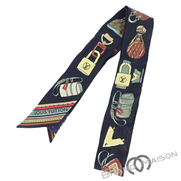 Aランク【ルイ・ヴィトン】バンドーBB・エセンシャル/M71526/ブラック/マルチカラー/リボンスカーフ/ツ..