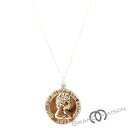 Aランク【ジュエリー】コインネックレス/K18YG//40cm/0.9g/0.03ct/ダイヤモンド/アクセサリー/レディース【中古】