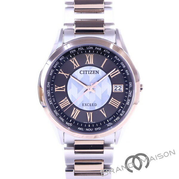 新品同様【シチズン】エクシード/エコドライブ/CB-1115-68W/限定モデル500本/誓いの矢/ブラック文字盤/..