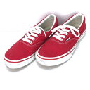 VANS ERA スニーカー レッド 22.5cm V95CLA ヴァンズ エラ【中古】k-0174