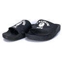 A BATHING APE シャワーサンダル ブラック 27cm ア・ベイシング・エイプ 送料無料【中古】k-0212(4)