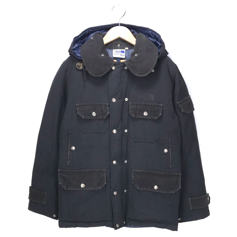 JUNYA WATANABE MAN×THE NORTH FACE 2009A/W コラボリバーシブルダウン XSサイズ ブラック ネイビー アウター ノースフェイス COMME des GARCONS コムデギャルソン 送料無料【中古】k-0259