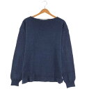 DENIM DRY GOODS ニット Lサイズ ネイビー【中古】k-0370(4)
