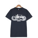 STUSSY ロゴTシャツ Sサイズ ブラック 