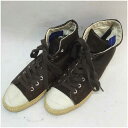 VISVIM ヴィズヴィム VISVIM(ヴィズヴィム) ×COMME des GARCONS SHIRT KIEFER-HI コムデギャルソン コラボ ハイカット スニーカー ブラウン茶色 us9.5 消費税込み 送料無料 値下げ