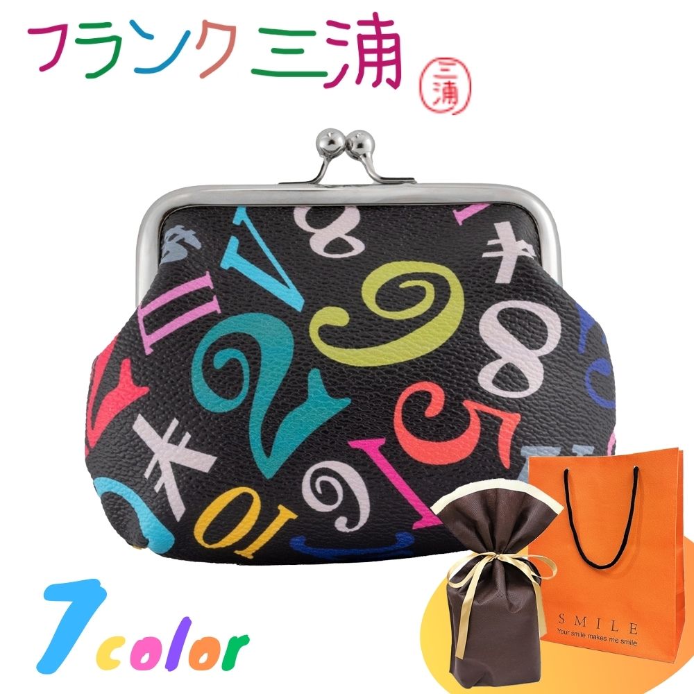 ラッピング済 ギフトセット フランク三浦 正規品 がま口 小銭入れ コンパクト財布 プチプラ おしゃれ ..
